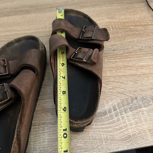 Birkenstock Arizona Brown Leather Sandals Size 7 US - Picture 6 of 6